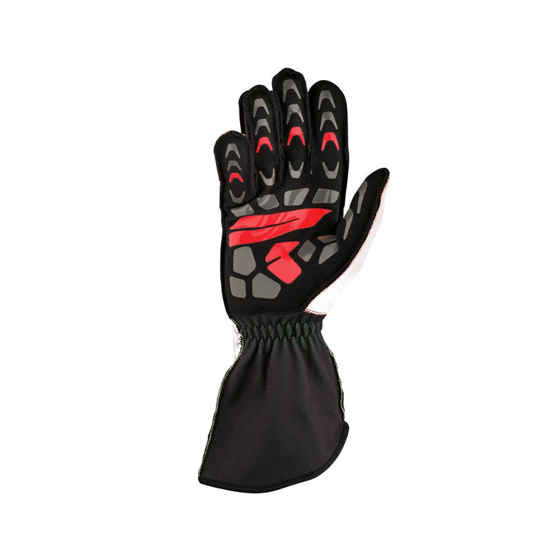 Guanti Kart Bambino OMP KS-2R Bianco / Nero / Rosso