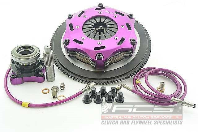 Frizione Rinforzata Xtreme Clutch Cerametallico Bidisco 184mm + Volano per Mitsubishi Lancer Evo 9 (IX)