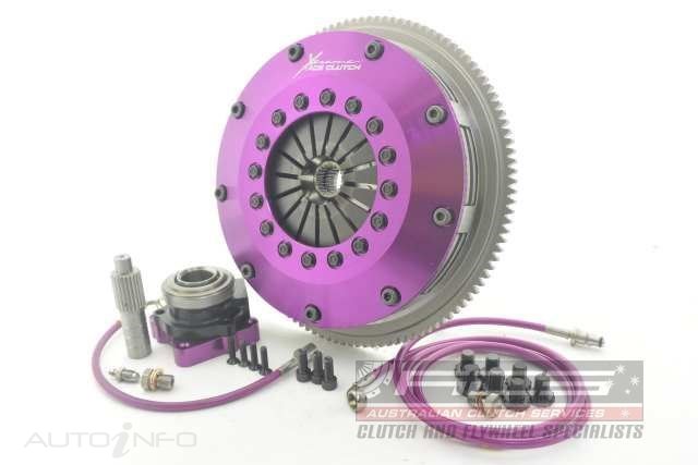 Frizione Rinforzata Xtreme Clutch Cerametallico Bidisco 200mm + Volano per Mitsubishi Lancer Evo 10 (X)