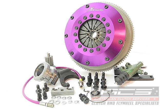 Frizione Rinforzata Xtreme Clutch Cerametallico Bidisco 200mm + Volano per Toyota Supra MK4 3.0 i Bi-Turbo (JZA80)