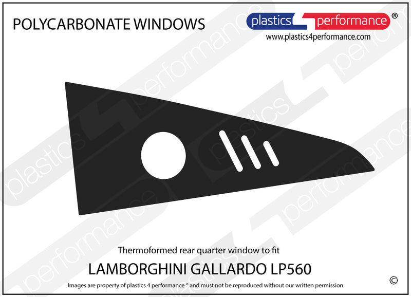 Carica immagine in Galleria Viewer, Vetri in Policarbonato per Lamborghini Gallardo LP560
