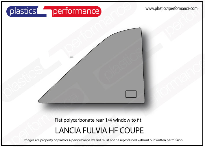 Carica immagine in Galleria Viewer, Vetri in Policarbonato per Lancia Fulvia HF

