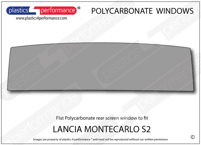 Vetri in Policarbonato per Lancia Montecarlo S2