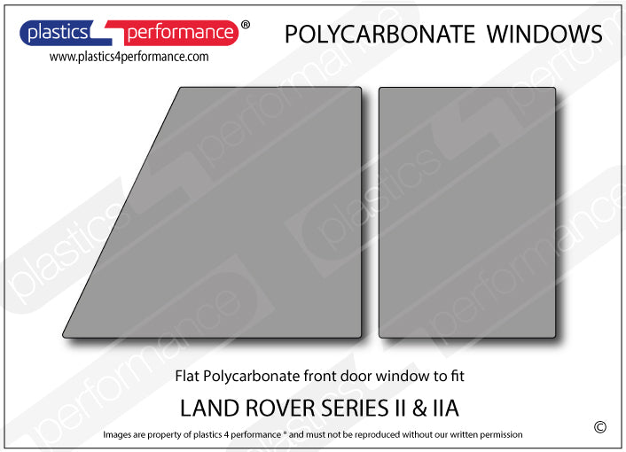 Vetri in Policarbonato per Land Rover Serie 2