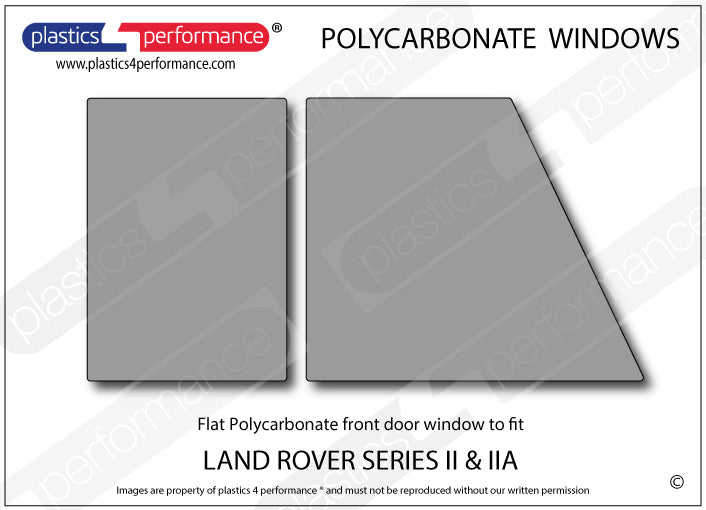 Vetri in Policarbonato per Land Rover Serie 2