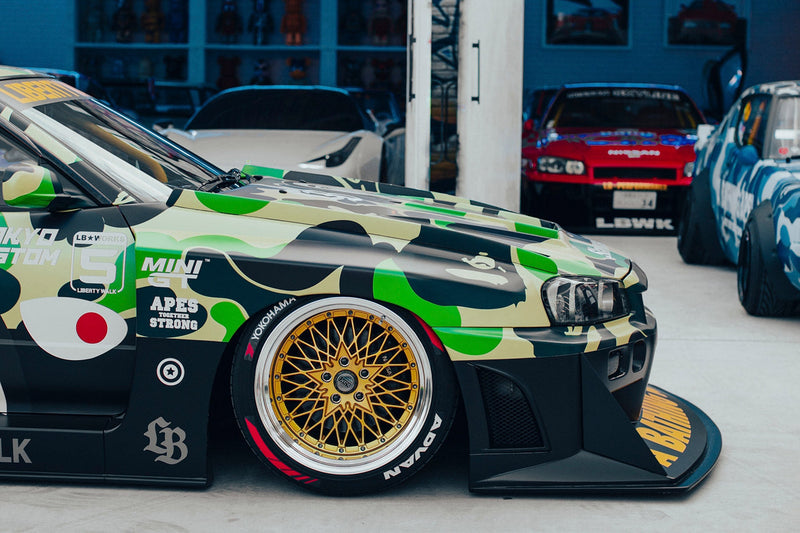 Carica immagine in Galleria Viewer, Kit Carrozzeria Liberty Walk LB Super Silhouette per Nissan Skyline R34
