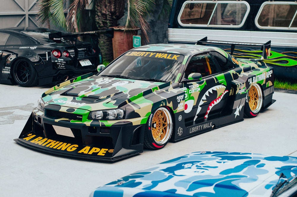 Kit Carrozzeria Liberty Walk LB Super Silhouette per Nissan Skyline R34