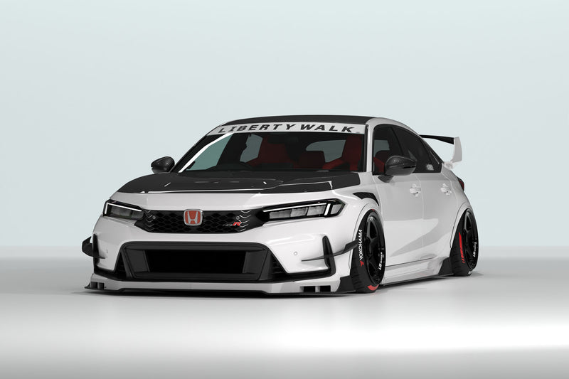 Carica immagine in Galleria Viewer, Kit Carrozzeria Liberty Walk LB Nation per Honda Civic Type R FL5
