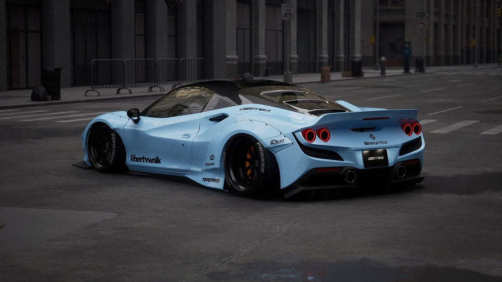 Kit Carrozzeria Liberty Walk LB Works Ver.2 per Ferrari F8 Tributo