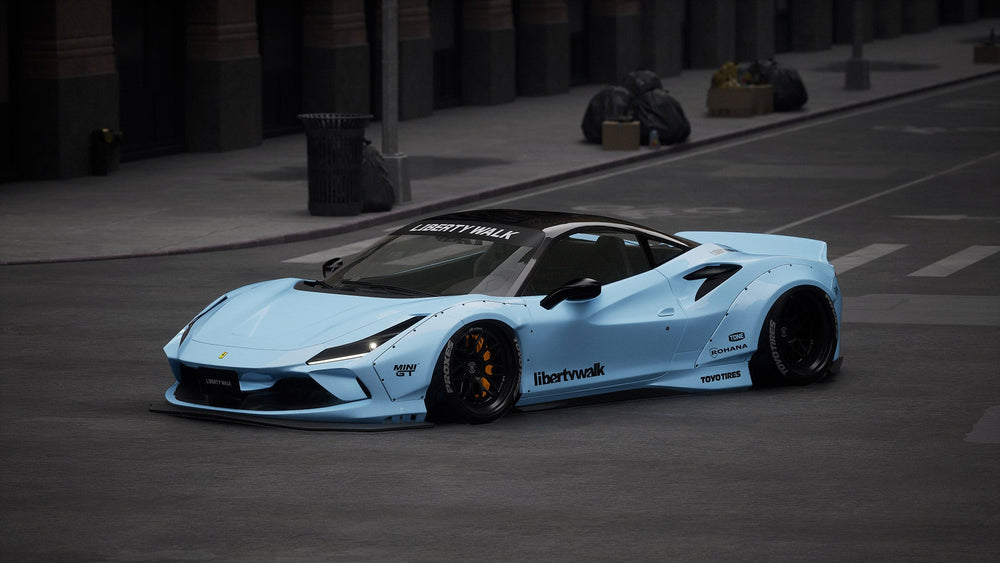 Kit Carrozzeria Liberty Walk LB Works Ver.2 per Ferrari F8 Tributo