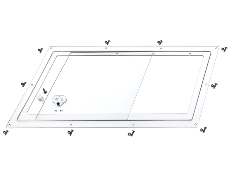 Carica immagine in Galleria Viewer, Kit Finestrino Laterale Scorrevole Pro P4P in Policarbonato

