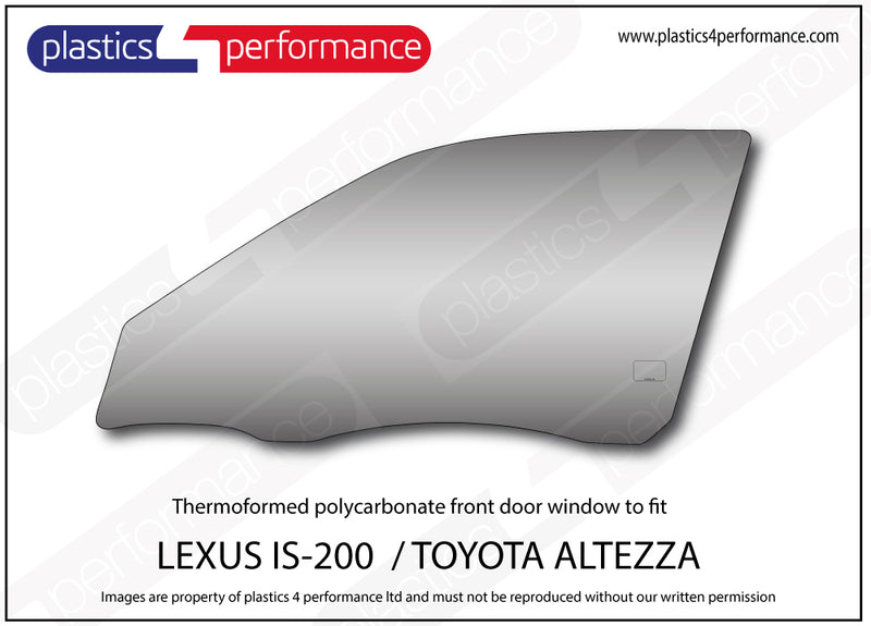 Carica immagine in Galleria Viewer, Vetri in Policarbonato per Toyota Altezza XE10

