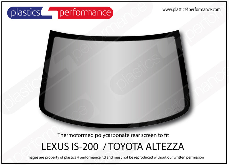 Carica immagine in Galleria Viewer, Vetri in Policarbonato per Toyota Altezza XE10
