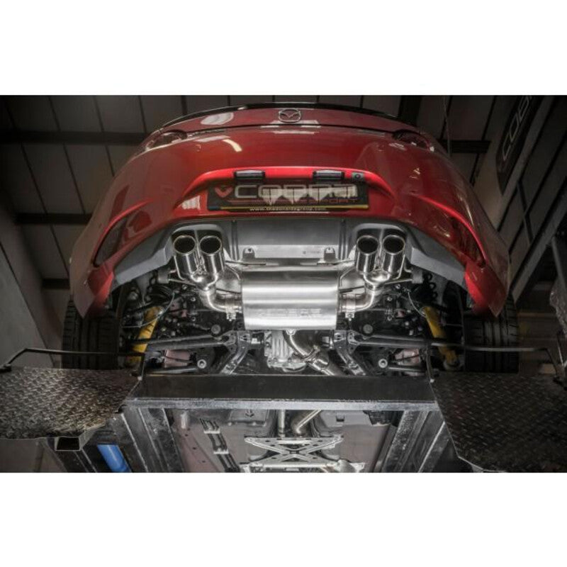 Carica immagine in Galleria Viewer, Linea di Scarico "Catback" Cobra per Mazda MX-5 ND (a Doppia Uscita) - foto 3
