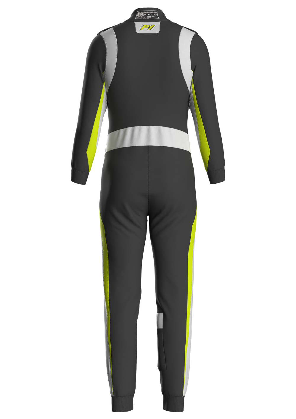 Tuta P1 Lite-Best Antracite / Giallo Fluo (FIA 8856-2018)