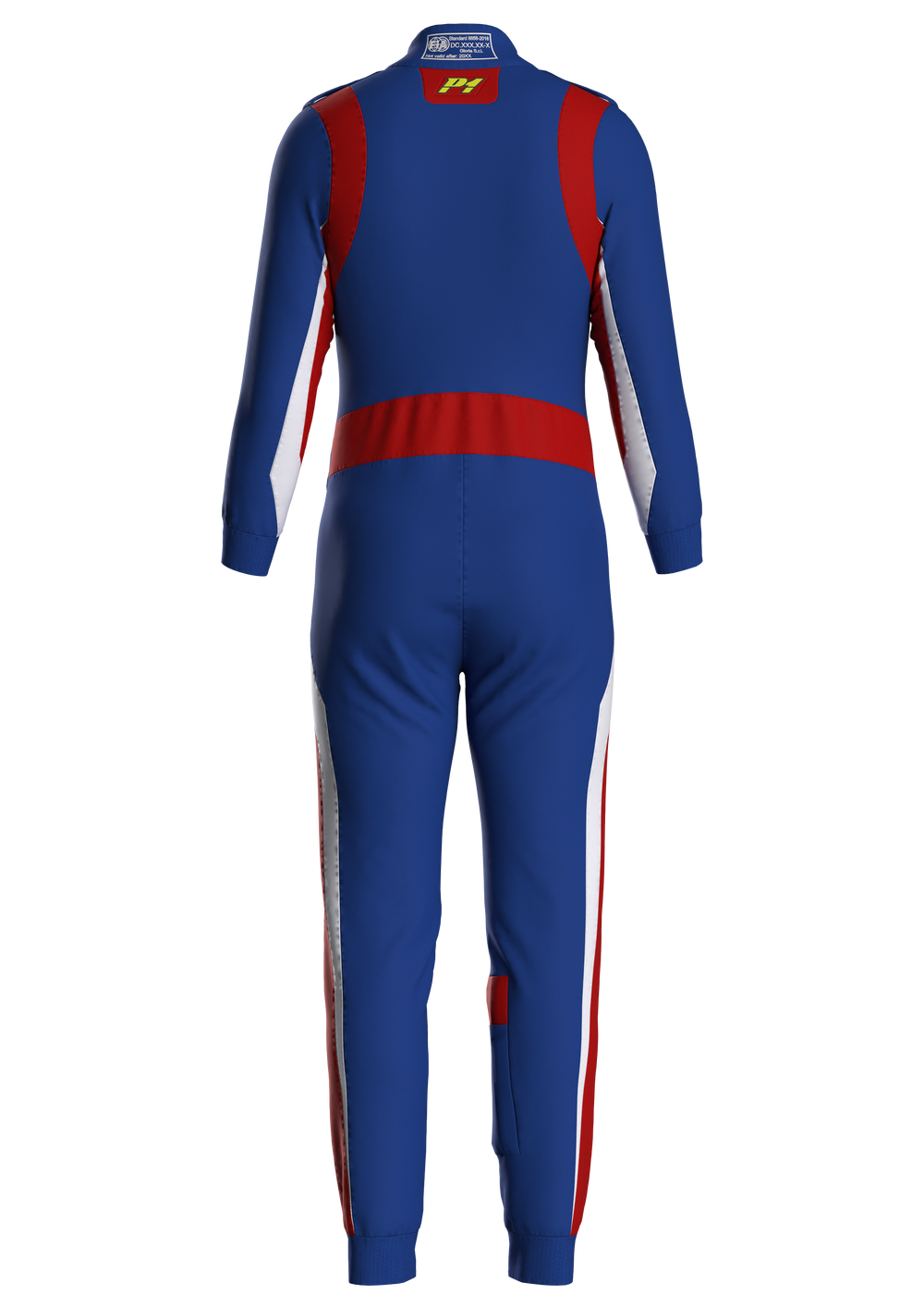 Tuta P1 Lite-Best Blu Royal / Rosso (FIA 8856-2018)