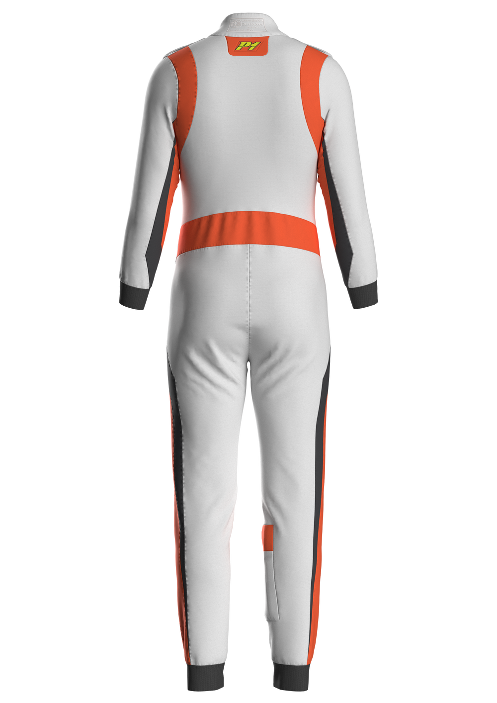 Tuta P1 Lite-Best Argento / Arancione (FIA 8856-2018)