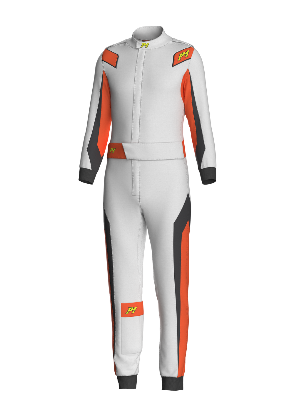 Tuta P1 Lite-Best Argento / Arancione (FIA 8856-2018)