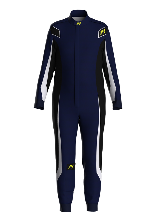 Tuta P1 Lite-Extra Blu Scuro / Nero (FIA 8856-2018)