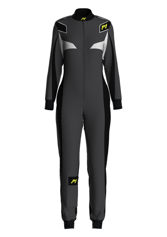 Tuta Donna P1 Lite-Star Antracite / Argento (FIA 8856-2018)