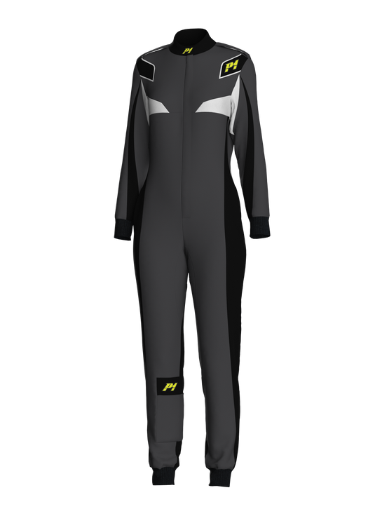 Tuta Donna P1 Lite-Star Antracite / Argento (FIA 8856-2018)