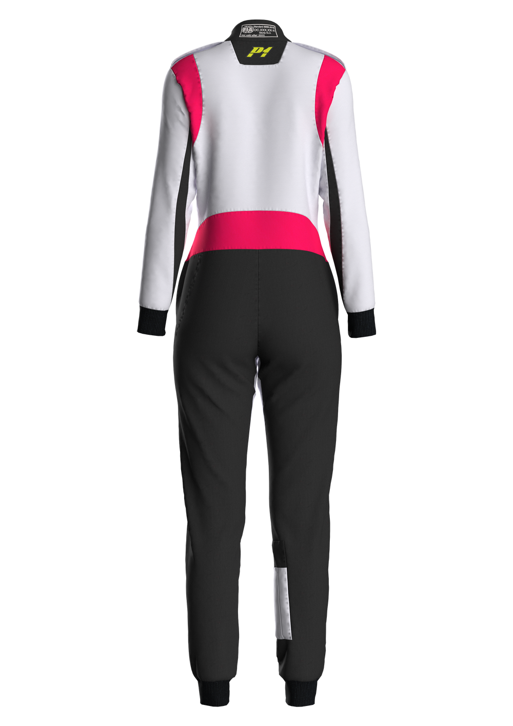Tuta Donna P1 Lite-Star Argento / Fucsia (FIA 8856-2018)