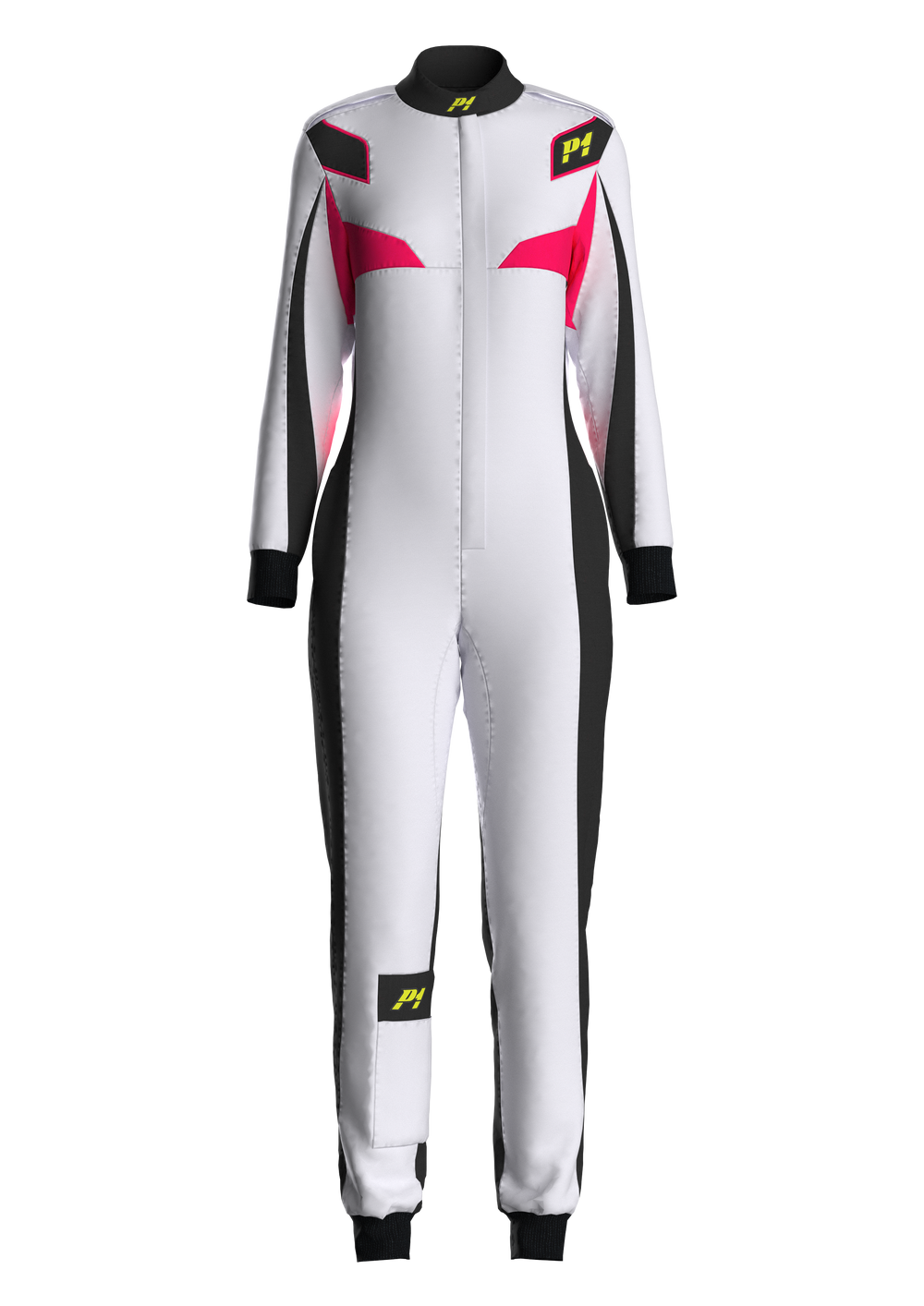 Tuta Donna P1 Lite-Star Argento / Fucsia (FIA 8856-2018)