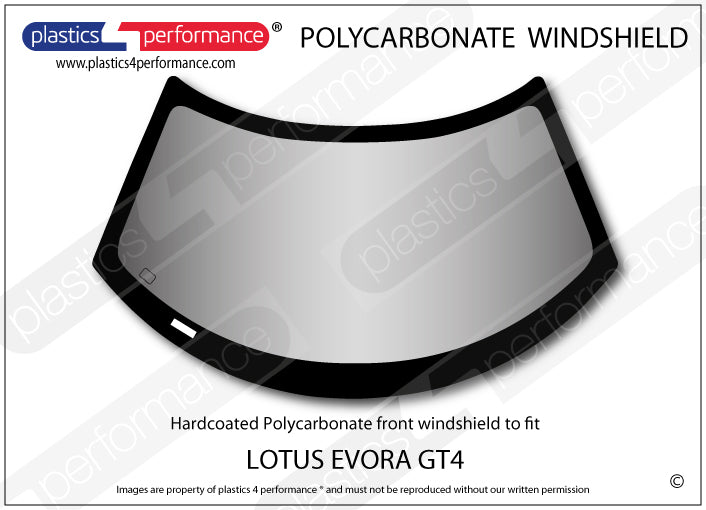 Vetri in Policarbonato per Lotus Evora GT4