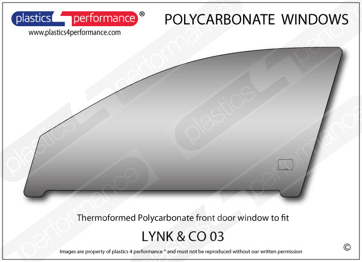 Vetri in Policarbonato per Lynk & Co 03