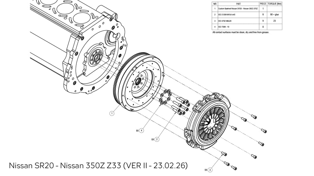 Kit Swap Cambio Nissan 350Z su S Chassis