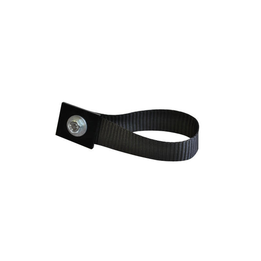 Maniglia Interiore porta Nera Race Lunghezza 250mm / Fibbia 110mm