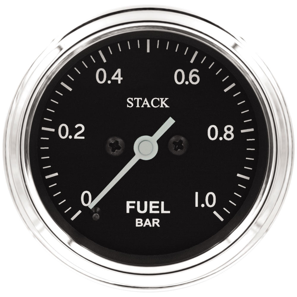 Manometro Stack Classic 52mm pressione benzina 0-1b elettrico