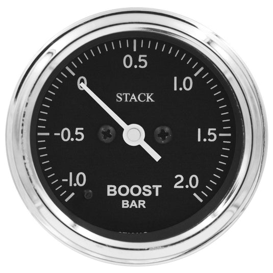 Manometro Stack Classic 52mm pressione turbo -1/+2bar elettrico