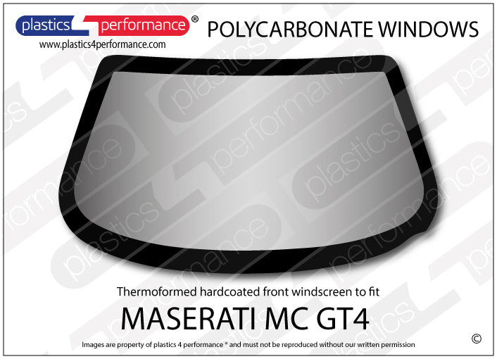 Vetri in Policarbonato per Maserati GranTurismo MC GT4