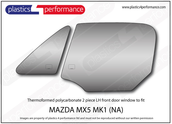Carica immagine in Galleria Viewer, Vetri in Policarbonato per Mazda MX-5 NA
