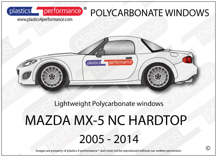 Carica immagine in Galleria Viewer, Vetri in Policarbonato per Mazda MX-5 NC
