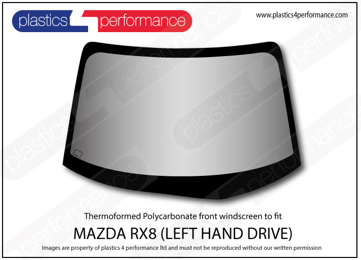 Carica immagine in Galleria Viewer, Vetri in Policarbonato per Mazda RX-8
