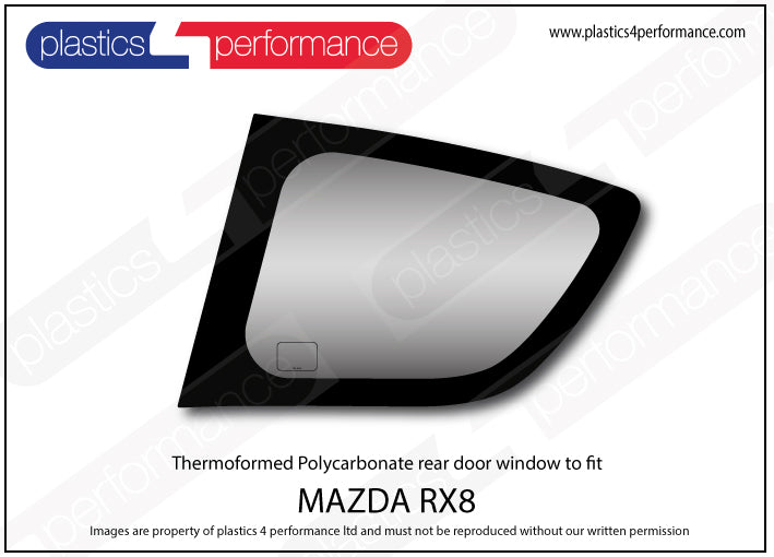 Carica immagine in Galleria Viewer, Vetri in Policarbonato per Mazda RX-8
