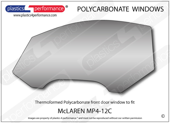 Vetri in Policarbonato per McLaren MP4-12C