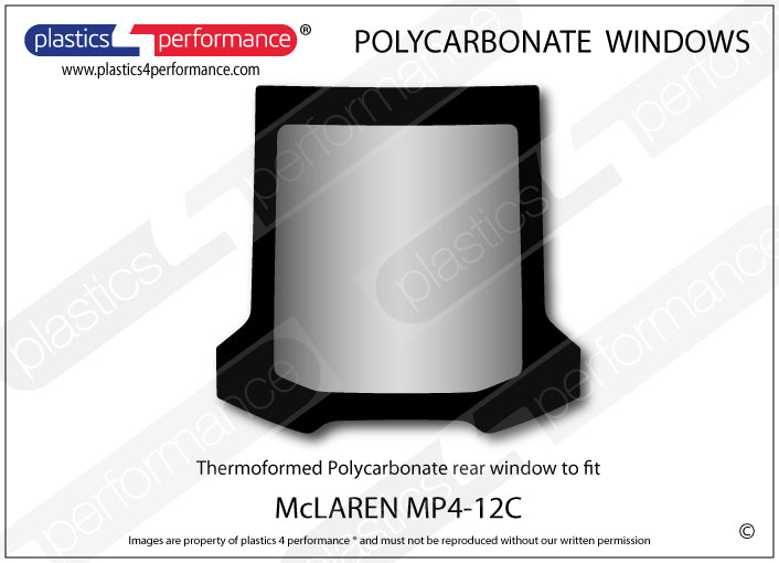 Vetri in Policarbonato per McLaren MP4-12C