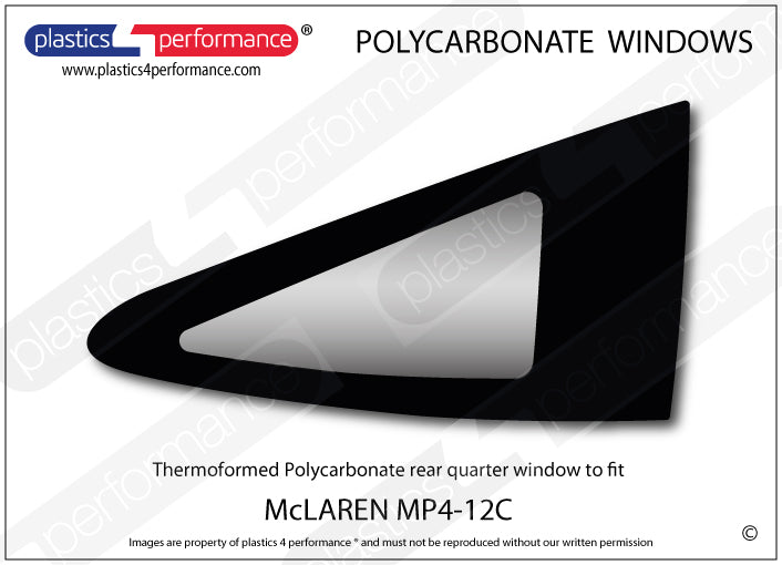 Vetri in Policarbonato per McLaren MP4-12C