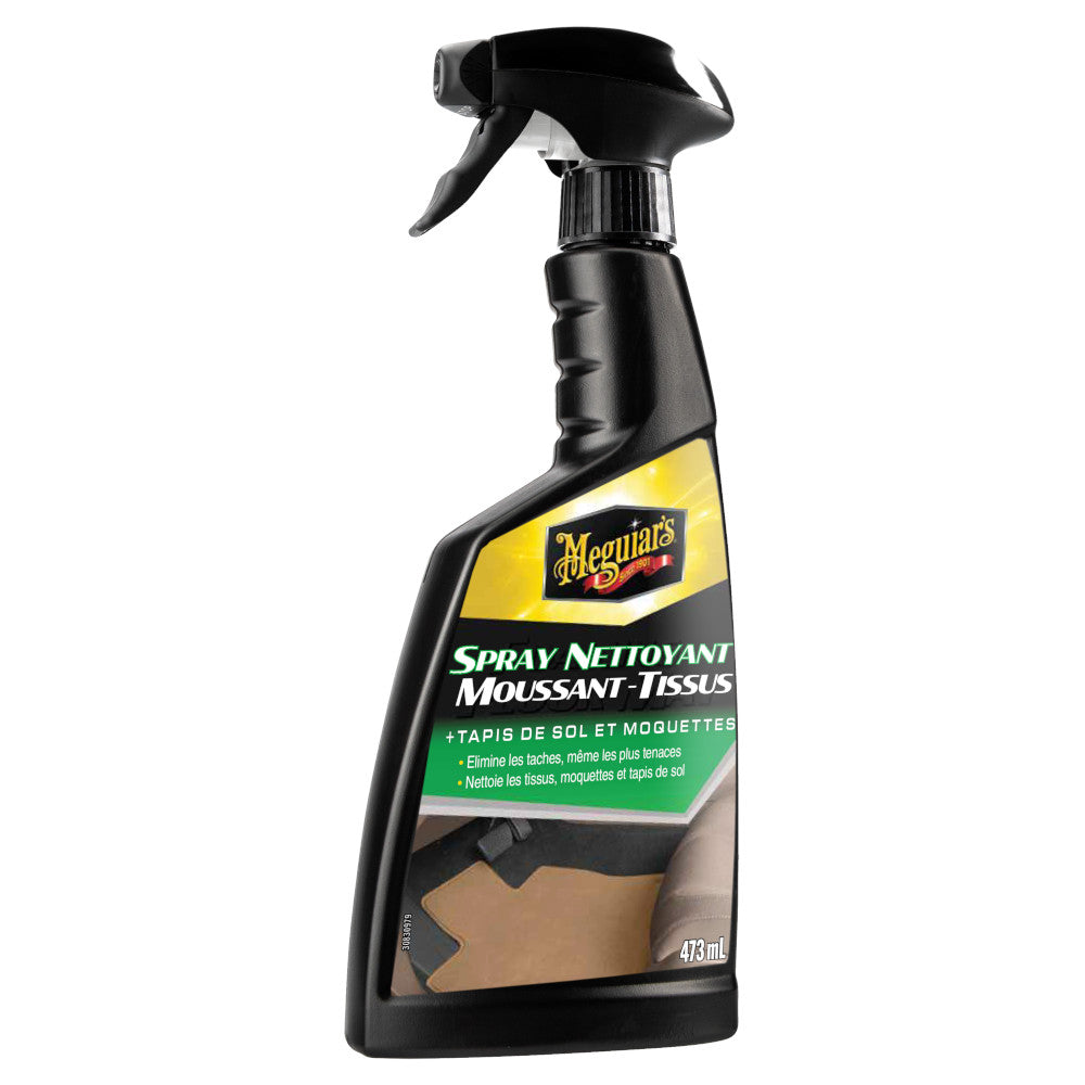 Spray Schiumoso Meguiar's Detergente Tessuti, Tappetini & Moquette (473 mL)