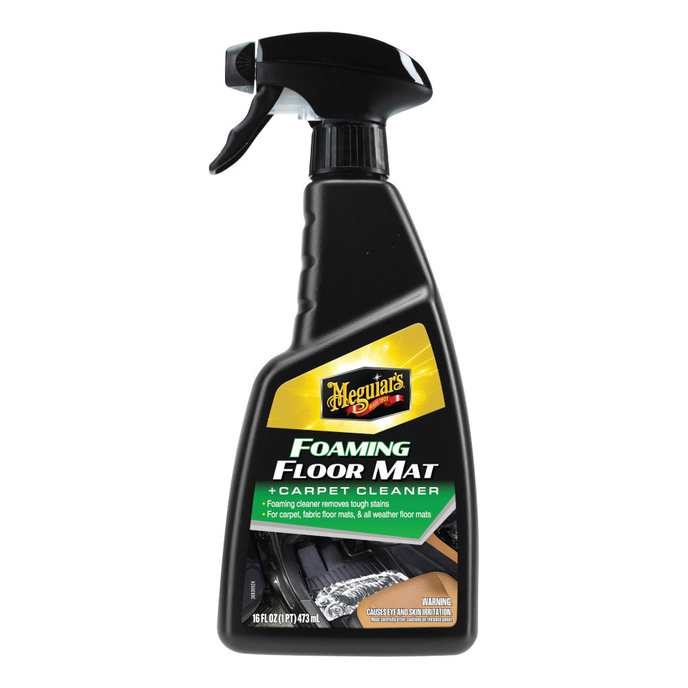 Spray Schiumoso Meguiar's Detergente Tessuti, Tappetini & Moquette (473 mL)