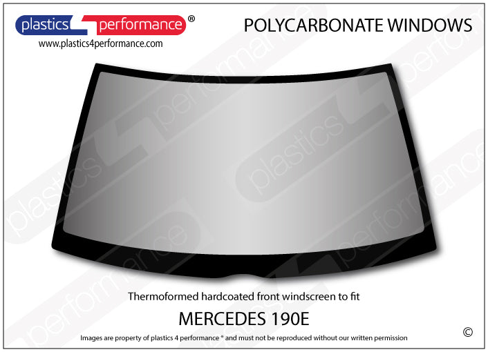 Carica immagine in Galleria Viewer, Vetri in Policarbonato per Mercedes 190 E W201
