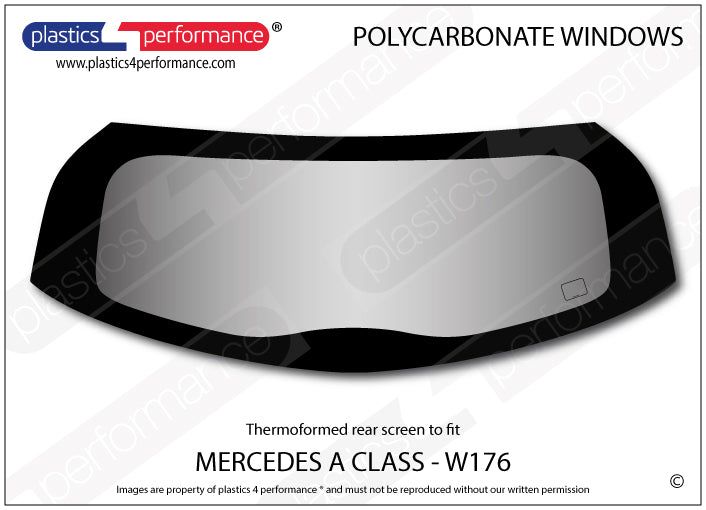 Vetri in Policarbonato per Mercedes Classe A W176