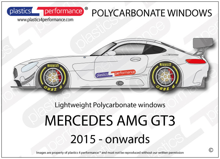 Carica immagine in Galleria Viewer, Vetri in Policarbonato per Mercedes AMG GT3
