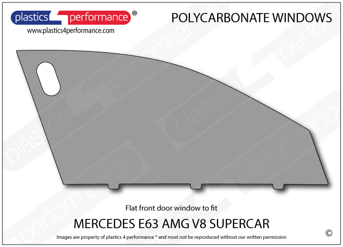 Carica immagine in Galleria Viewer, Vetri in Policarbonato per Mercedes E 63 AMG V8 Supercar
