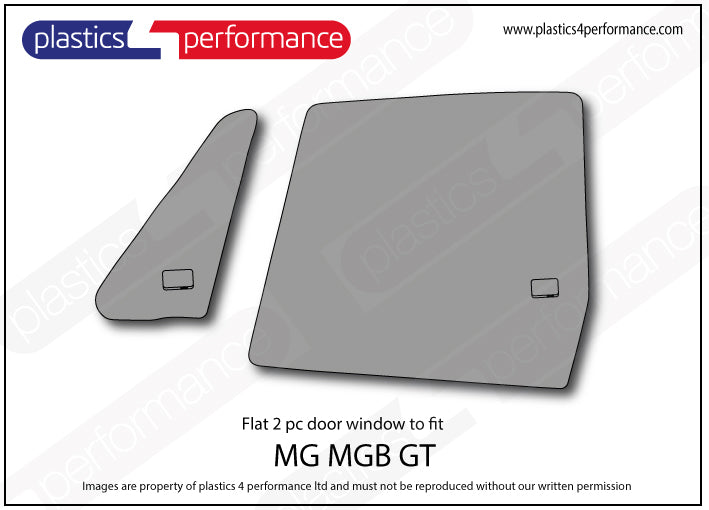 Vetri in Policarbonato per MG MGB GT
