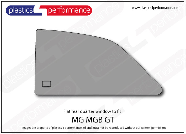 Vetri in Policarbonato per MG MGB GT