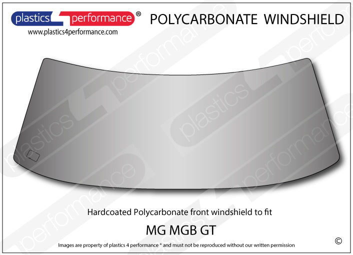 Vetri in Policarbonato per MG MGB GT